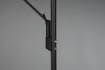 Immagine di Lampada da terra Metallo Nero Doppia Fonte Led Touch Dimmer Brantford Trio Lighting
