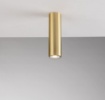 Immagine di Faretto Da Soffitto Cilindro 20 cm Metallo Oro Led GU10