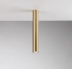 Immagine di Faretto Da Soffitto Plafone Cilindro Metallo Oro 40 cm Led GU10