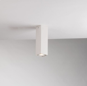 Immagine di Faretto Da Soffitto Quadrato 20 cm Metallo Bianco Led GU10