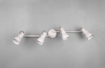 Immagine di Lampada 4 Faretti Spot Orientabili Steam Bianco Anticato Trio Lighting