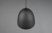 Immagine di Piccola Sospensione Penisola Paralume Campana Nera e Oro Tilda Trio Lighting