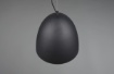Immagine di Sospensione Loft Paralume Campana Metallo Nero e Oro Tilda Ø40 cm Trio Lighting