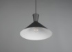 Immagine di Lampadario A Sospensione Cono Nero Per Cucina Enzo Trio Lighting