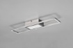 Immagine di Plafoniera Rettangolare Nichel Led Dimmer 2700k - 6000k Rigido Trio Lighting