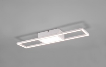 Immagine di Lampada Soffitto Rettangolare Led Dimmer Rigido Bianco Trio Lighting