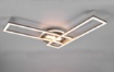 Immagine di Plafoniera Twister Nichel Rettangoli Led CCT Dimmer Con Telecomando Trio