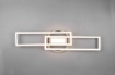 Immagine di Plafoniera Twister Nichel Rettangoli Led CCT Dimmer Con Telecomando Trio