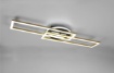 Immagine di Plafoniera Twister Ottone Rettangoli Orientabili Led Dimmer 30w Trio