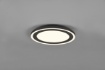 Immagine di Plafoniera Applique Carus Disco Led Nero con Doppia Accensione Trio Lighting