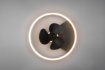 Immagine di Ventilatore Rotondo Nero Led Dimmer 2700k - 6500k Molteplici Funzioni Borgholm Trio Lighting