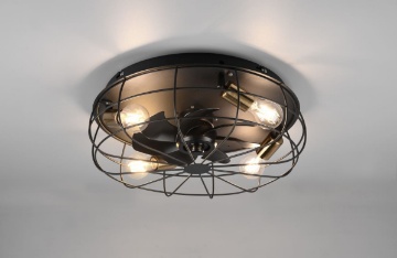 Ventilatore da Soffitto con Lampada senza Pale Visby Trio - Bricolfer