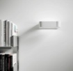 Immagine di Applique Moderna Biemissione Led Per Interni Alluminio Bianco 22 cm Aki Sforzin