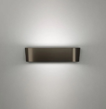Immagine di Applique Led Biemissione Marrone 22 cm Per Interni Aki Sforzin