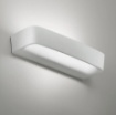 Immagine di Applique Design Moderno Rettangolare Bianco Led 22w 35 cm Aki Sforzin