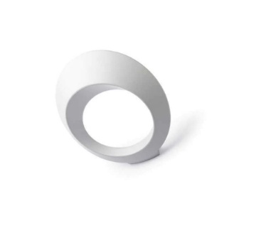 Immagine di Applique Moderna Design Cerchio Led 33w Bianco Olo Sforzin