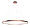 Immagine di Lampadario Cerchio Led 85w 3000k Anello Rame 109cm Per Salotto Sforzin