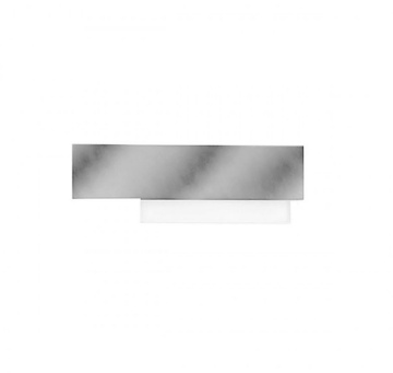Immagine di Applique Rettangolare Led 15w Doha Acciaio 40 cm Gea Luce