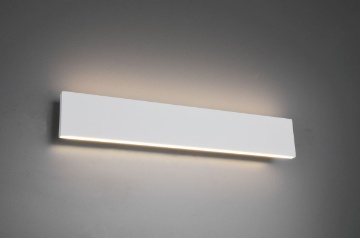 Immagine di Applique Bianca Concha Doppio Led Sopra e Sotto L47 cm Trio Lighting
