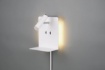 Immagine di Applique Bianca Spot Led Element e Mensola USB Trio Lighting