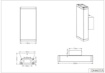 Immagine di Applique a Muro Antracite Doppio Fascio Led Colorado IP54 Trio Lighting