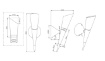 Immagine di Applique Cono Torcia Olimpica 1xE14 Vetro Sabbiato Trio Lighting