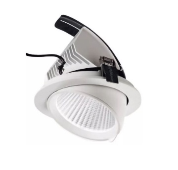 Immagine di Faretto Orientabile Incasso Bianco Led 40w Bianco Inclinazione Regolabile GFA911 Gea