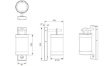 Immagine di Applique Lanterna Sambesi Bianco IP44 Sensore Movimento Trio Lighting