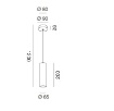 Immagine di Sospensione Cilindro Led 16w Per Isola Hana GSO001 Gea Led