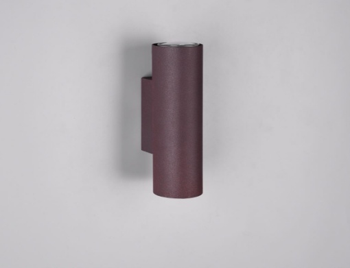 Immagine di Applique Per Interni Biemissione Cilindro Ruggine Marley Trio Lighting