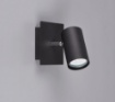 Immagine di Faretto Cilindro GU10 Orientabile Da Parete Marley Nero Trio