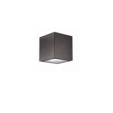 Immagine di Applique Biemissione Gx53 Da Esterno Cubo Antracite GES170 Gea Led
