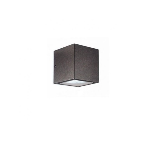 Immagine di Applique Biemissione Gx53 Da Esterno Cubo Antracite GES170 Gea Led