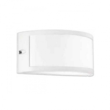 Immagine di Applique Da Esterno Fascia Curva Greta Bianca GES143 Gea Led