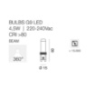 Immagine di Lampadina Led G9 4,2W 3000k Luce Calda 360° GLA185C Gea Led