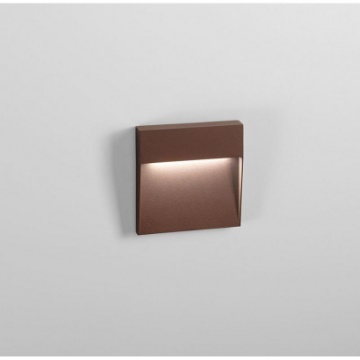 Immagine di Segnapasso Step 1.0 Alluminio Corten Da Esterno LED 6W IP54 Isyluce 503