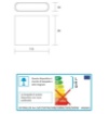 Immagine di Applique Design Sottile Esterno IP54 Wallet 115 mm LED 12W 4000k Antracite Isyluce 508-20