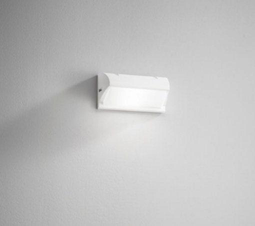 Immagine di Lampada Da Parete Per Esterno IP54 Moderna E27 Elba Bianco Isyluce 536