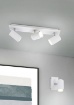 Immagine di Faretto Cilindro Da Parete Bianco Orientabile Marley Trio