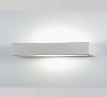 Immagine di Applique In Ceramica Verniciabile Grande 42cm Luce Sopra Sotto Isyluce 618