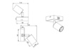 Immagine di Faretto Spot Minimal Vannes Bianco Portalampada E27 Trio Lighting