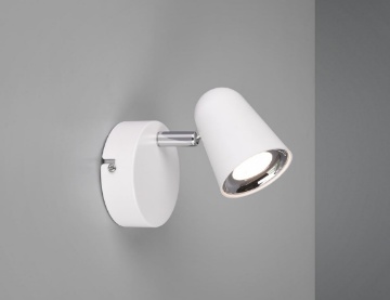 Immagine di Faretto Toulouse Spot Led Bianco L9 cm Trio Lighting