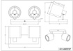 Immagine di Lampada 2 Faretti Spot Orientabili con Doppio Paralume Burton Trio Lighting
