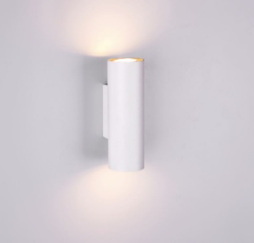 Immagine di Applique Cilindro Bianco Marley Luce Sopra e Sotto GU10 Trio