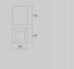 Immagine di Faretto Spot Bianco Senza Incasso Da Soffitto Cubo Led 20w 3000k Isyluce 927