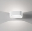 Immagine di Applique Bianca Per Interni Led 10w Bi-emissione Drappo Piccola Isyluce 933