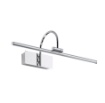 Immagine di Lampada Arco Da Specchio Per Bagno Cromo Led 8w Snodabile 45cm Isyluce 941