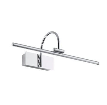Immagine di Lampada Arco Da Specchio Per Bagno Cromo Led 8w Snodabile 45cm Isyluce 941