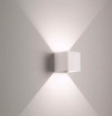 Immagine di Applique Cubo Led 16w Bianco IP54 Luce Sopra e Sotto Regolabile Isyluce 516-21