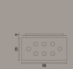 Immagine di Plafoniera Moderna Design Sottile Bianco 8 Luci Led Gx53 Flet Affralux